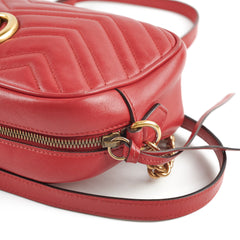 Gucci Small Marmont Camera Bag Red