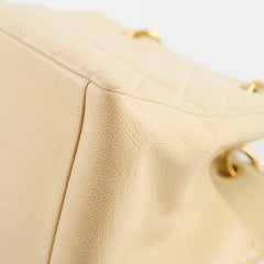 Chanel Vintage Grand Shopping Tote GST Beige Caviar