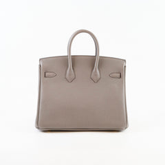 Hermes Birkin 25 Togo Gris Etain - Y Stamp
