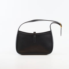 Saint Laurent Le 5 A 7 Hobo Smooth Leather Black