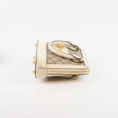 Gucci Horsebit 1955 Mini Top Handle White