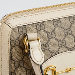 Gucci Horsebit 1955 Mini Top Handle White