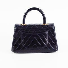 Chanel Small Coco Handle Dark Navy