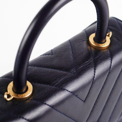 Chanel Small Coco Handle Dark Navy