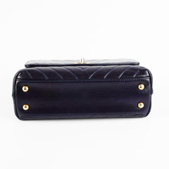 Chanel Small Coco Handle Dark Navy