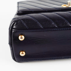 Chanel Small Coco Handle Dark Navy