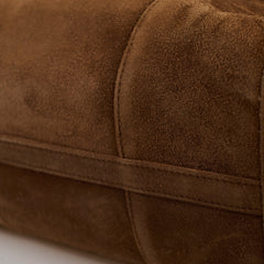 Prada Large Bonnie Suede Cinnamon