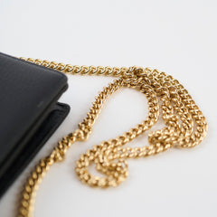 Gucci GG Marmont Wallet on Chain Black