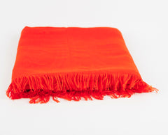 Hermes Shawl Orange Silk/Cashmere