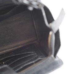 Saint Laurent Toy Cabas Croc Emboss Black