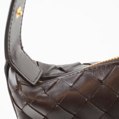 Bottega Venetta Mini Wallace Dark Brown
