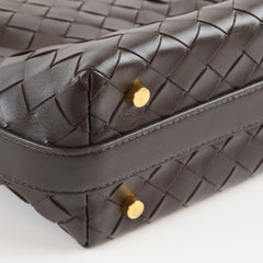 Bottega Venetta Mini Wallace Dark Brown