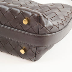 Bottega Venetta Mini Wallace Dark Brown