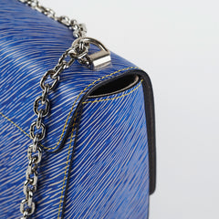 Louis Vuitton Twist MM Blue Shoulder Bag