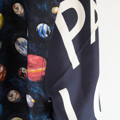Louis Vuitton Split Hawaiian Galaxy Silk Shirt Navy Size M