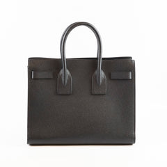 Saint Laurent Sac De Jour Small Black Grained Leather