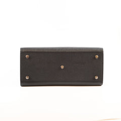 Saint Laurent Sac De Jour Small Black Grained Leather