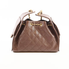 Chanel Small Chanel 25 Bag Brown