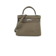 Hermes Kelly 25 Vert De Gris Y Stamp