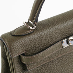 Hermes Kelly 25 Vert De Gris Y Stamp