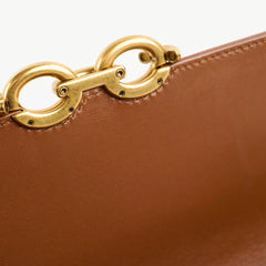 Saint Laurent Le Maillon Satchel Tan Smooth Leather