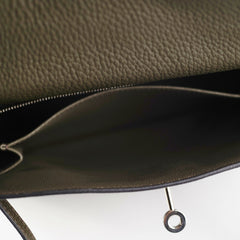 Hermes Kelly 25 Vert De Gris Y Stamp