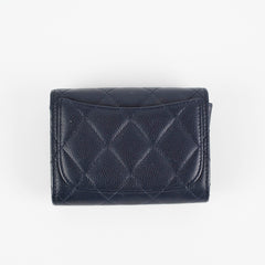 Chanel Navy Caviar Cardholder