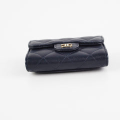 Chanel Navy Caviar Cardholder