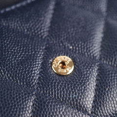 Chanel Navy Caviar Cardholder