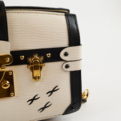 Louis Vuitton Trunk Pouch Epi White