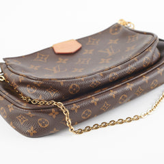 Louis Vuitton Multi Pochette Pink with Additional Strap