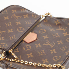 Louis Vuitton Multi Pochette Pink with Additional Strap