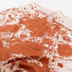 Hermes Cheval Surprise 90 Silk Scarf Orange