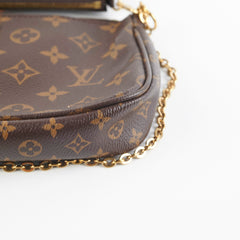 Louis Vuitton Multi Pochette Pink with Additional Strap
