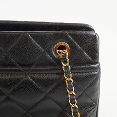Chanel Timeless Soft Shopping Tote Caviar Black