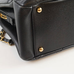 Chanel Timeless Soft Shopping Tote Caviar Black