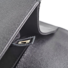 HOLD-Chanel Old Medium Boy Black Caviar Bag 26 series