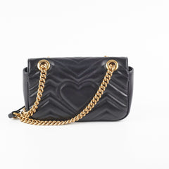 Gucci Marmont Black Small Shoulder Bag