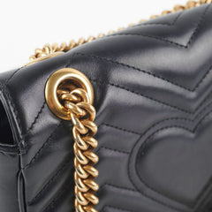 Gucci Marmont Black Small Shoulder Bag