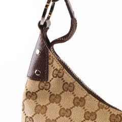 Gucci Vintage Hobo Canvas Monogram