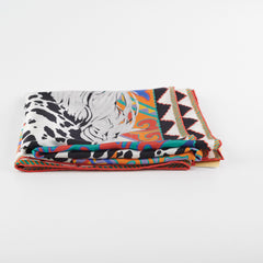 Hermes Carre Twill Apaloosa Des Steppes Silk