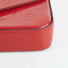 Louis Vuitton Red Monogram Vernis Pochette Felicie
