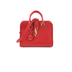 Saint Laurent Cabas Red Small