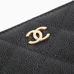 Chanel Black Caviar Cardholder