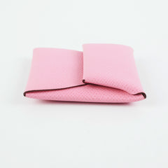 Hermes Light Pink Bastia Coin Purse