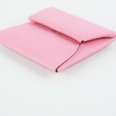 Hermes Light Pink Bastia Coin Purse