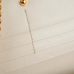 Gucci Horsebit 1955 White Wallet on Chain
