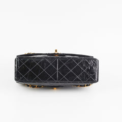 Chanel Double Sided Flap Bag Black