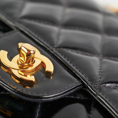 Chanel Double Sided Flap Bag Black