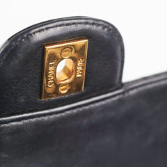 Chanel Double Sided Flap Bag Black